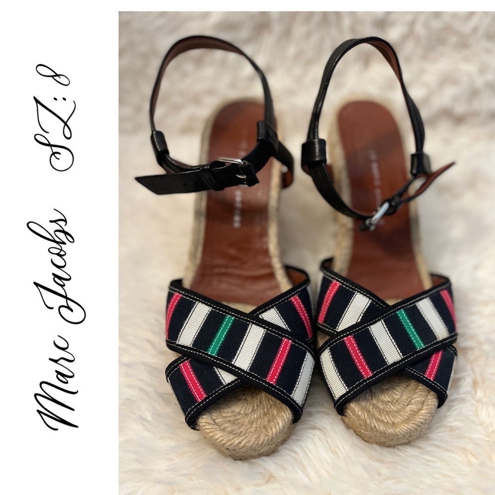 Marc by Marc Jacobs 🦋  Fabric/ leather Espadrilles  SZ:8